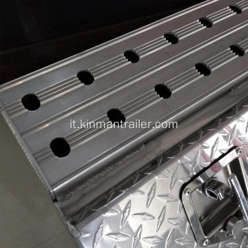 cassetta degli attrezzi in alluminio per rimorchio
